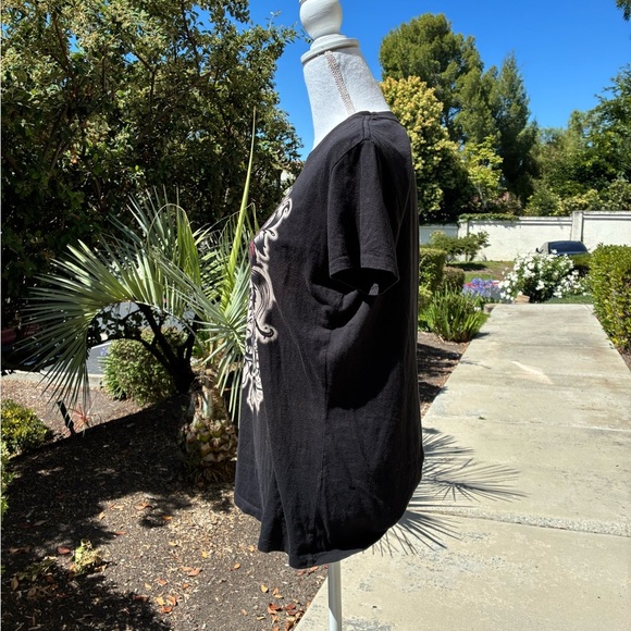 Lucky 13 Los Muertos Skull & Rose Juniors XXL Tee - Picture 6 of 7